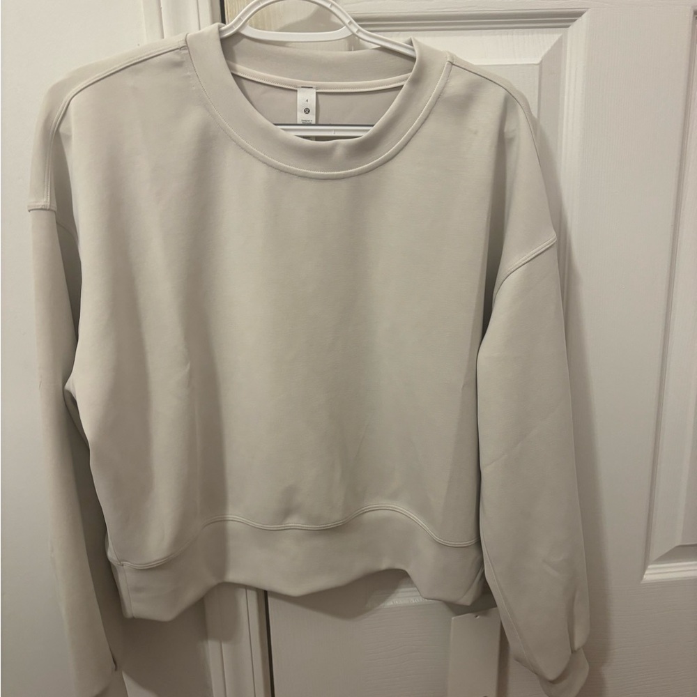 lululemon athletica Cream Sweatshirt